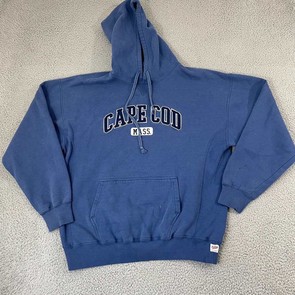 Cuffy's of Cape Cod Hoodie XL Blue Destination Pullover